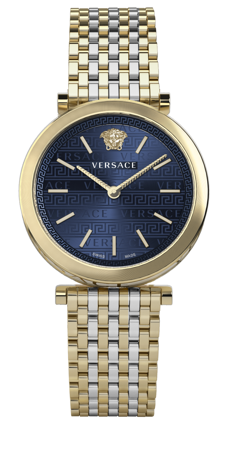 Versace Damen Armbanduhr V-TWIST 36 2H D/BLU B/BI IP1 VELS013 19