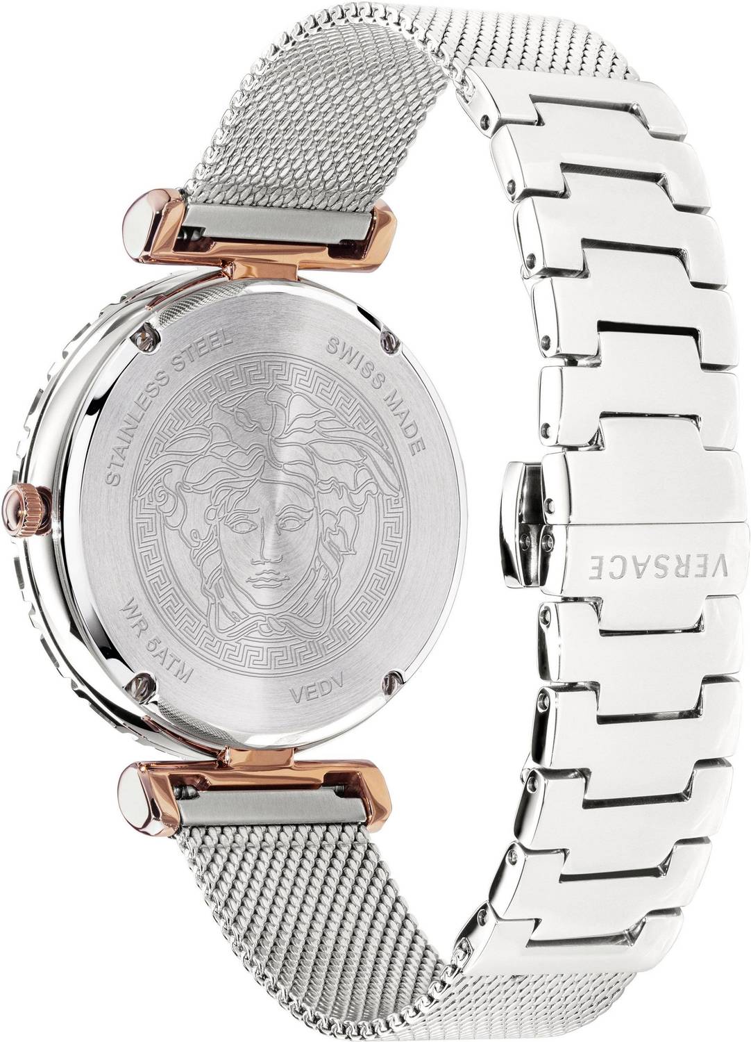 Versace Schweizer Uhr Palazzo Empire Greca silber VEDV00419