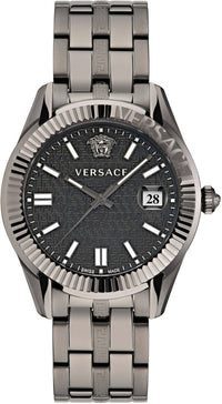 Thumbnail for Versace Herren Armbanduhr  41 mm Armband Edelstahl GRECA TIME