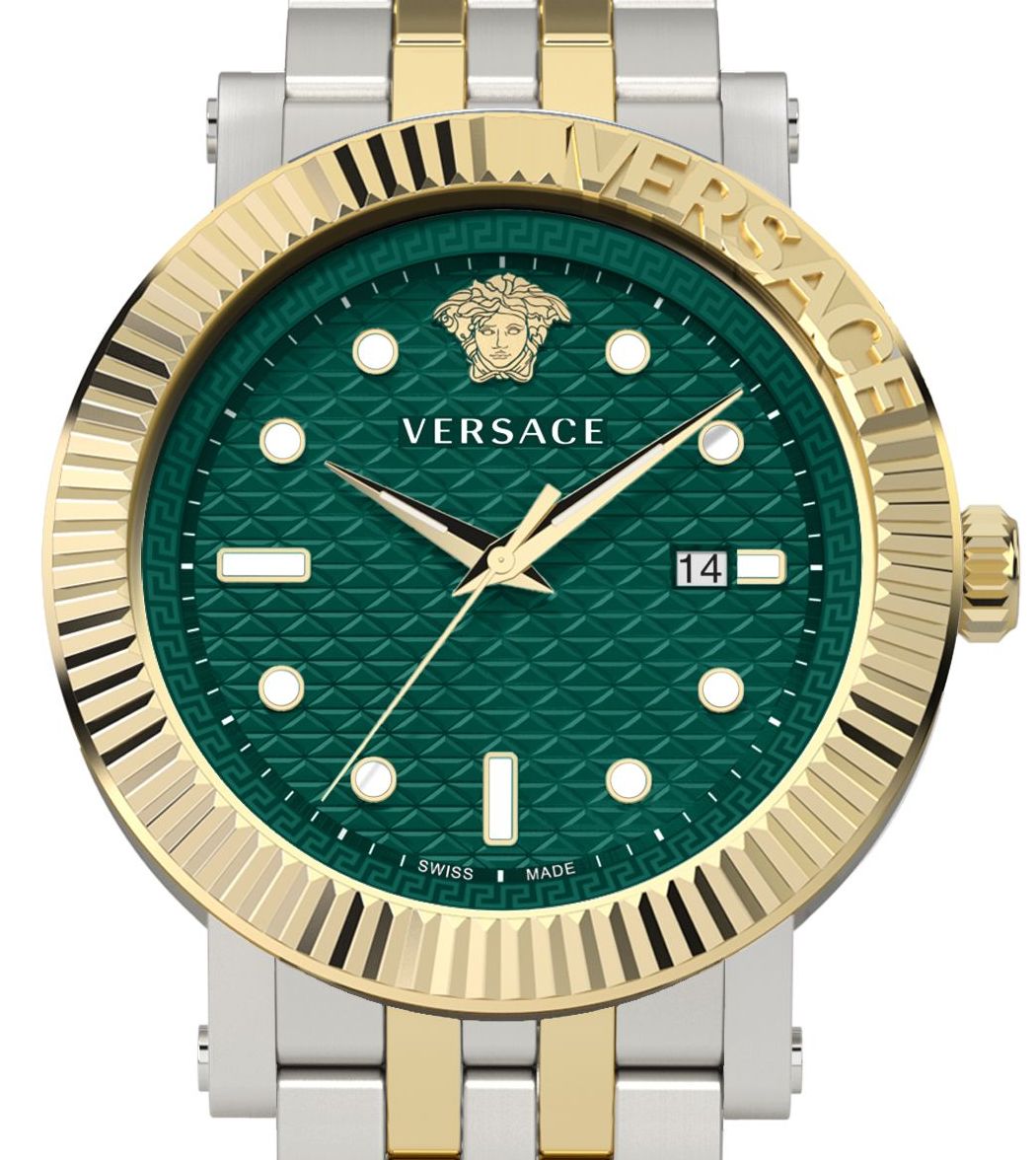 Versace Herren Armbanduhr  42 mm Armband Edelstahl NEW GENT CLASSIC