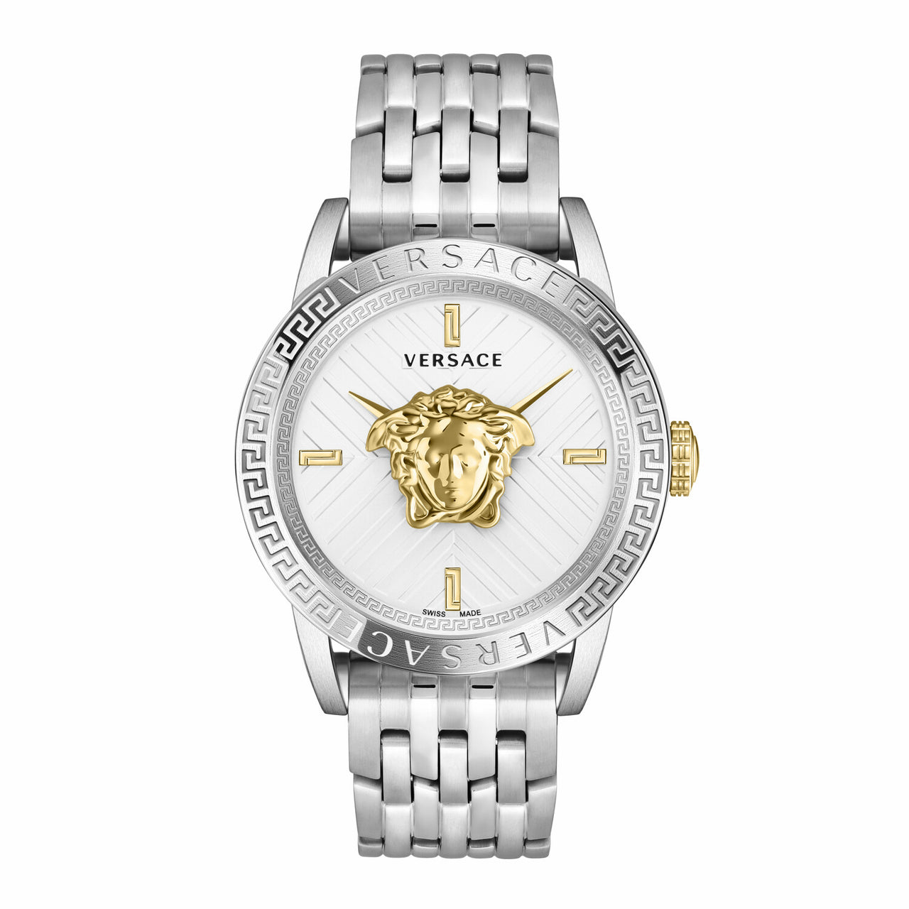 Versace Herren Armbanduhr  43 mm Armband Edelstahl CODE RESTYLING