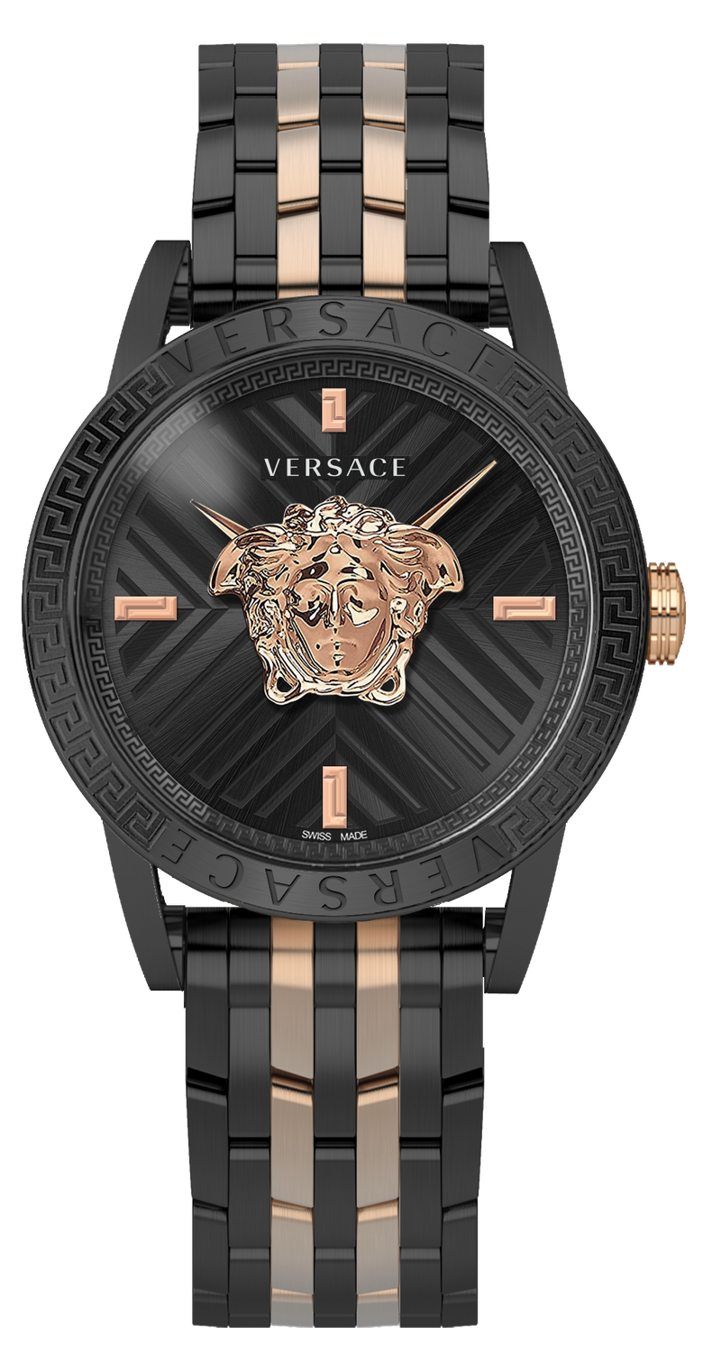 Versace Herren Armbanduhr  43 mm Armband Edelstahl CODE RESTYLING