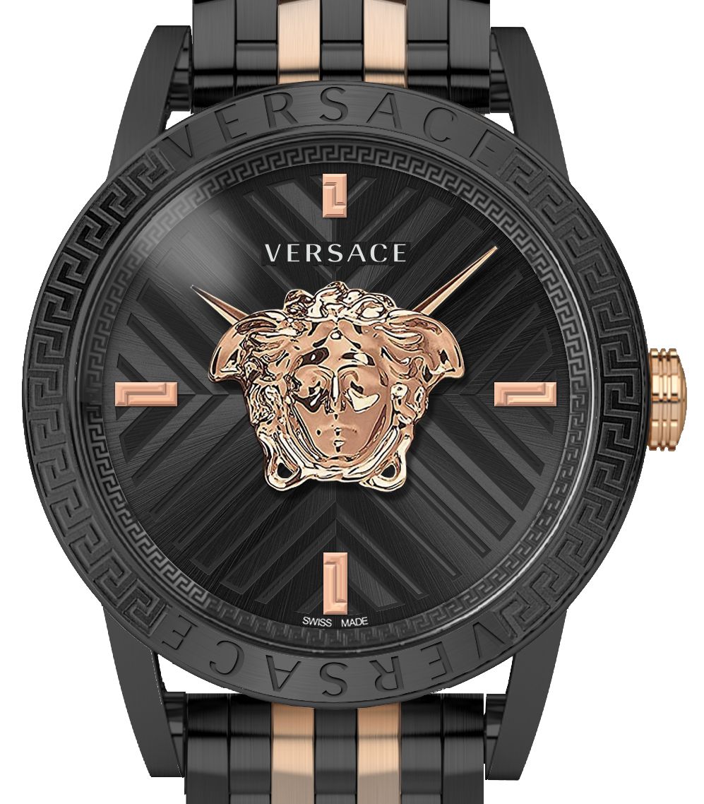 Versace Herren Armbanduhr  43 mm Armband Edelstahl CODE RESTYLING