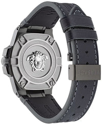 Thumbnail for Versace Herren Armbanduhr  44 mm Armband Leder GRECA REACTION