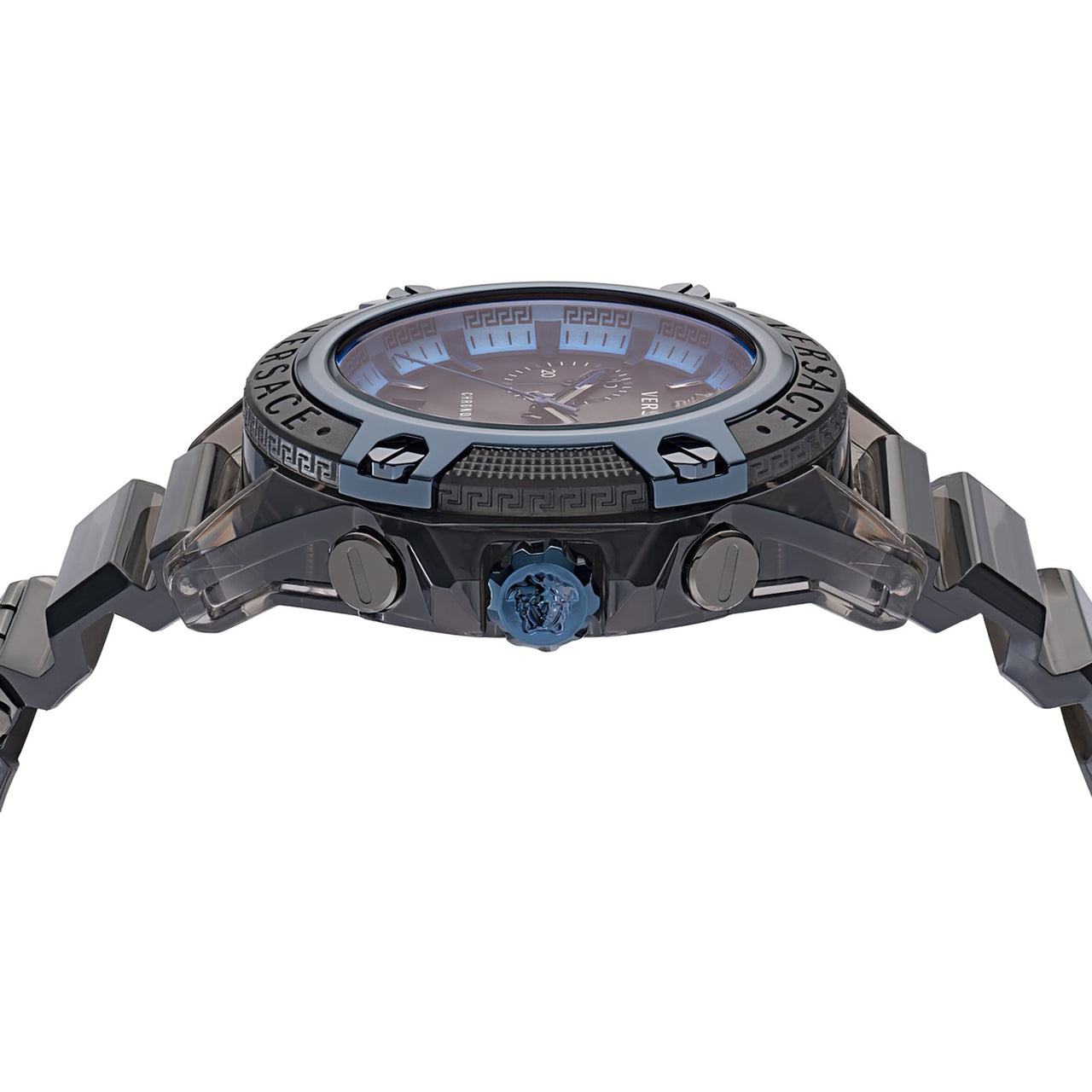 Versace Herren Armbanduhr  44 mm Armband Silikon ACTIVE VEZ700622