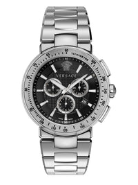 Thumbnail for Versace Herren Armbanduhr  Mystique Sport 46 mm Chronograph Armband Edelstahl VFG170016