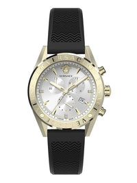 Thumbnail for Versace Herren Armbanduhr  V-Chrono 45 mm Chronograph, Datumsfenster Armband Silikon VEHB00919