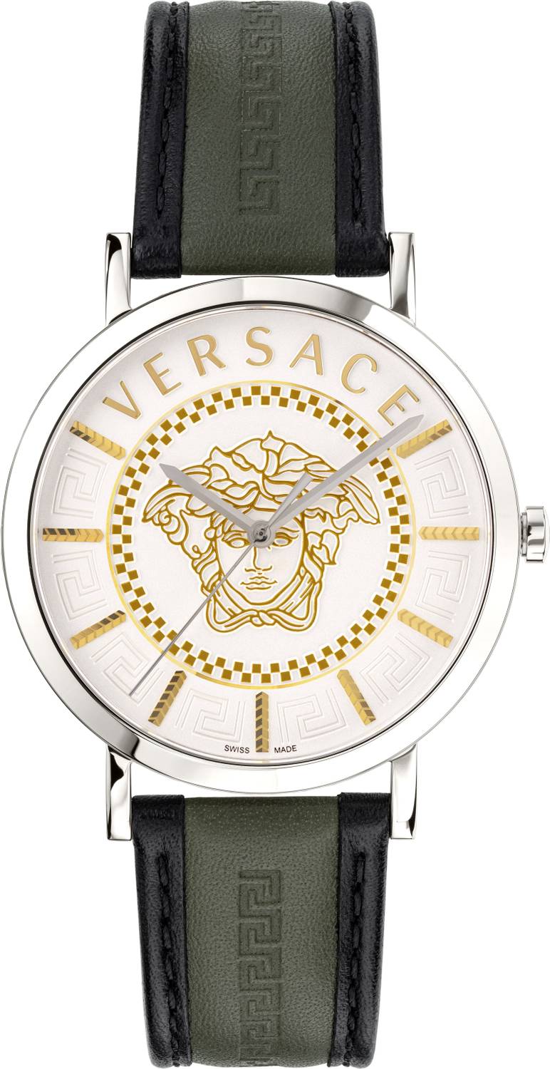 Versace Herren Armbanduhr  V-Essential 40 mm Armband Edelstahl VEJ4001 21