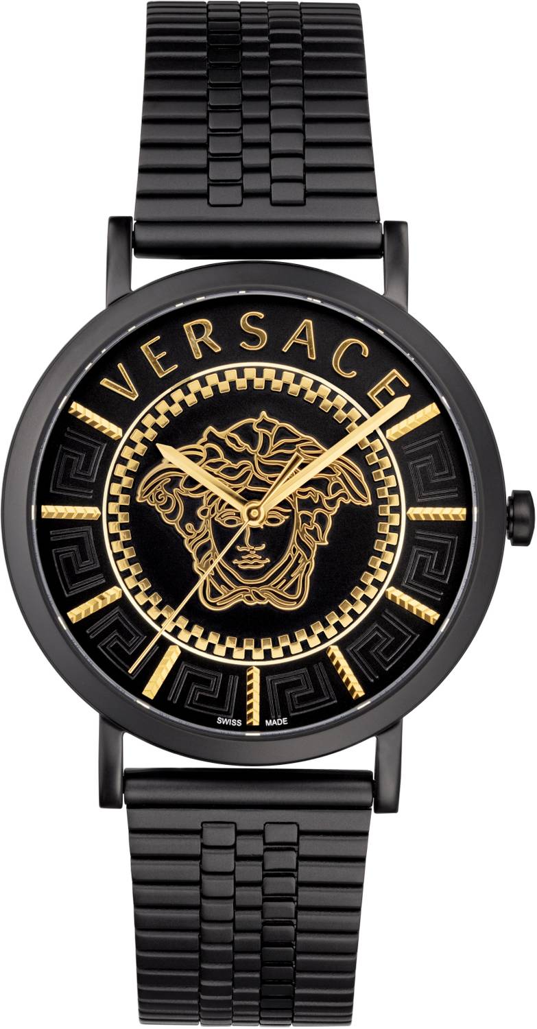 Versace Herren Armbanduhr  V-Essential 40 mm Armband Edelstahl VEJ4006 21