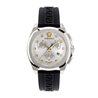 Thumbnail for Versace Herren Armbanduhr Chronograph CHRONO GEO schwarz, silber 43 mm VE7CA0123