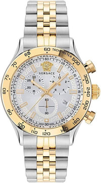 Thumbnail for Versace Herren Armbanduhr Chronograph HELLENYIUM CHRONO bicolor 44 mm VE2U00422