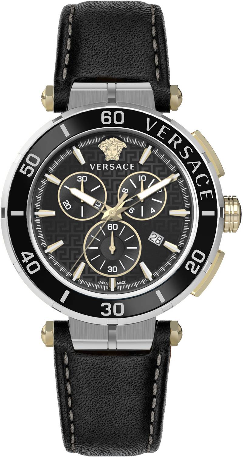 Versace Herren Armbanduhr GRECA 45 mm