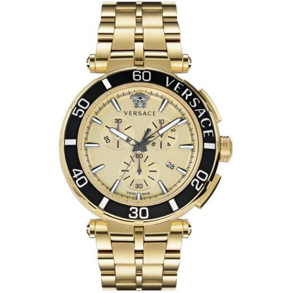 Versace Herren Armbanduhr GRECA CHRONO 45 mm VE3L00622