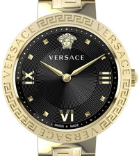 Thumbnail for Versace Damen Armbanduhr Greca Lady 36 mm goldfarben schwarz VE2K007 21