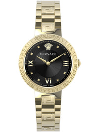 Thumbnail for Versace Damen Armbanduhr Greca Lady 36 mm goldfarben schwarz VE2K007 21