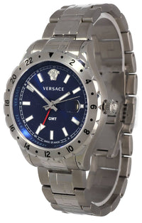 Thumbnail for Versace Herren Uhr edelstahl blau Hellenyium HELLEN.GMT D/BLUE B/ V1101 0015