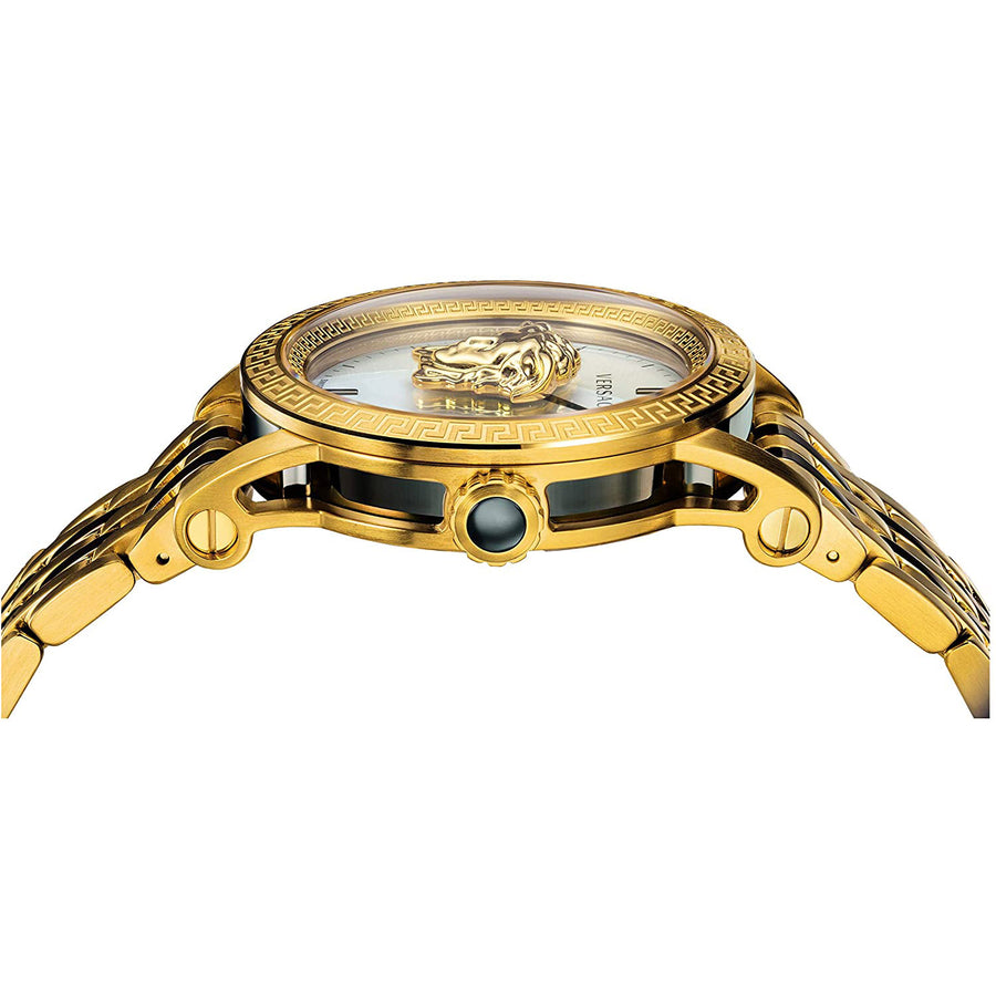 Versace Herren Armbanduhr PALAZZO EMP.43MM D/WHT B/BICOL goldfarben VERD004 18