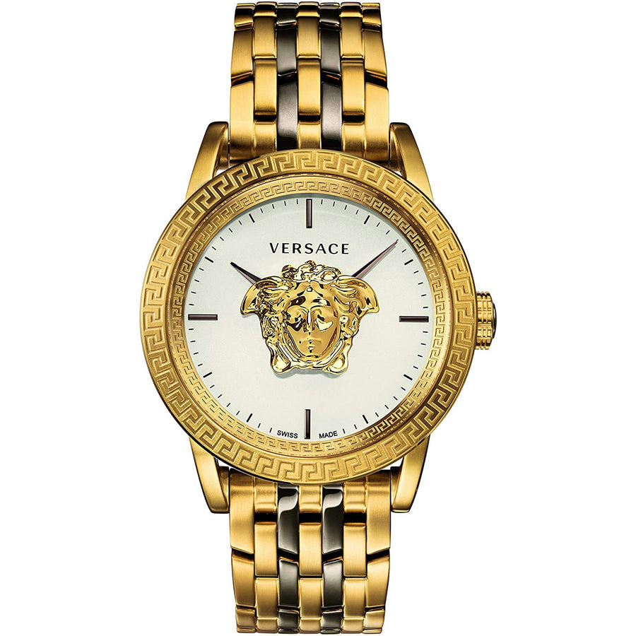 Versace Herren Armbanduhr PALAZZO EMP.43MM D/WHT B/BICOL goldfarben VERD004 18