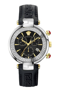 Thumbnail for Versace Herren Armbanduhr REVIVE CHRONO RESTYLING  41 mm Armband Leder VE2M001 21