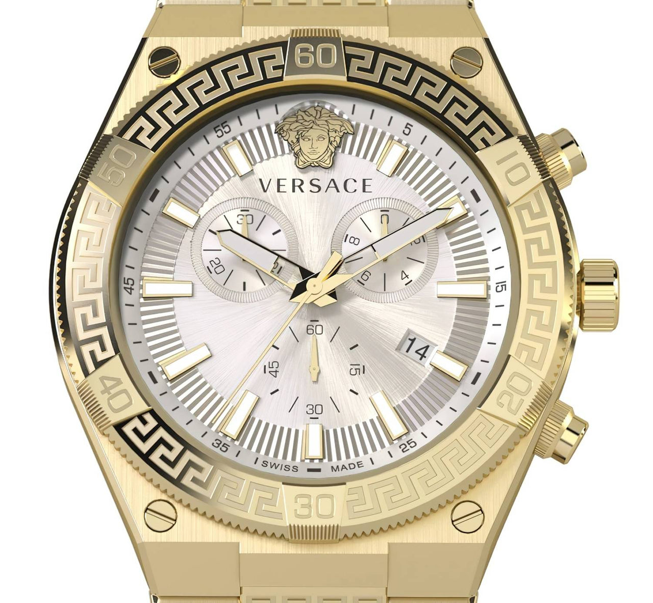 Versace Herren Armbanduhr SPORTY GRECA 46 MM VESO00822