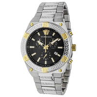 Thumbnail for Versace Herren Armbanduhr SPORTY GRECA Chronograph bicolor 46 mm VESO01123