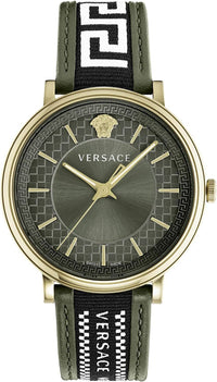 Thumbnail for Versace Herrenuhr V-CIRCLE MILITARY GREEN DIAL