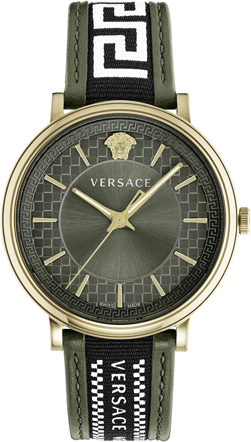 Versace Herrenuhr V‑Circle Unisex VE5A01621 Grün