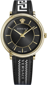 Thumbnail for Versace Herren Armbanduhr V-CIRCLE Armband Leder VE5A019 21