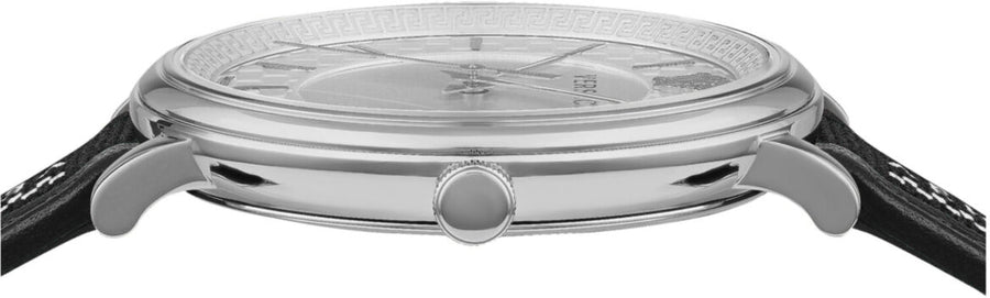 Versace Armbanduhr Herren V‑CIRCLE VE5A01021 Silber/Schwarz VE5A01021