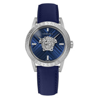 Thumbnail for Versace Herren Armbanduhr V-CODE RESTYLING Palazzo blau, silber 43 mm VESN00122