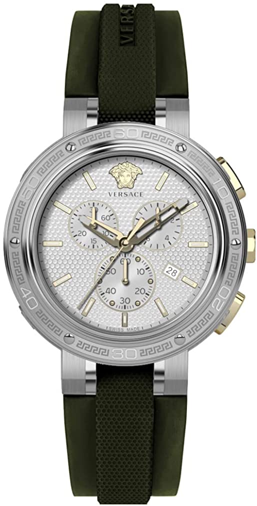 Versace Herren Armbanduhr V-EXTREME PRO 46MM CHRONO Armband Silikon VE2H001 21