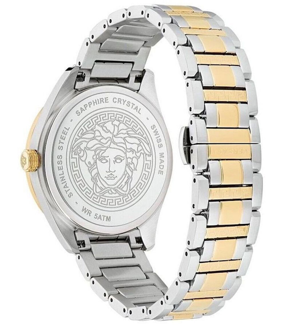 Versace Herren Armbanduhr V-VERTICAL bicolor 42 mm VE3H00422