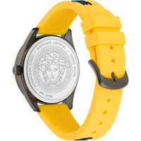 Thumbnail for Versace Herren Armbanduhr V-VERTICAL gelb, schwarz 42 mm VE3H00222