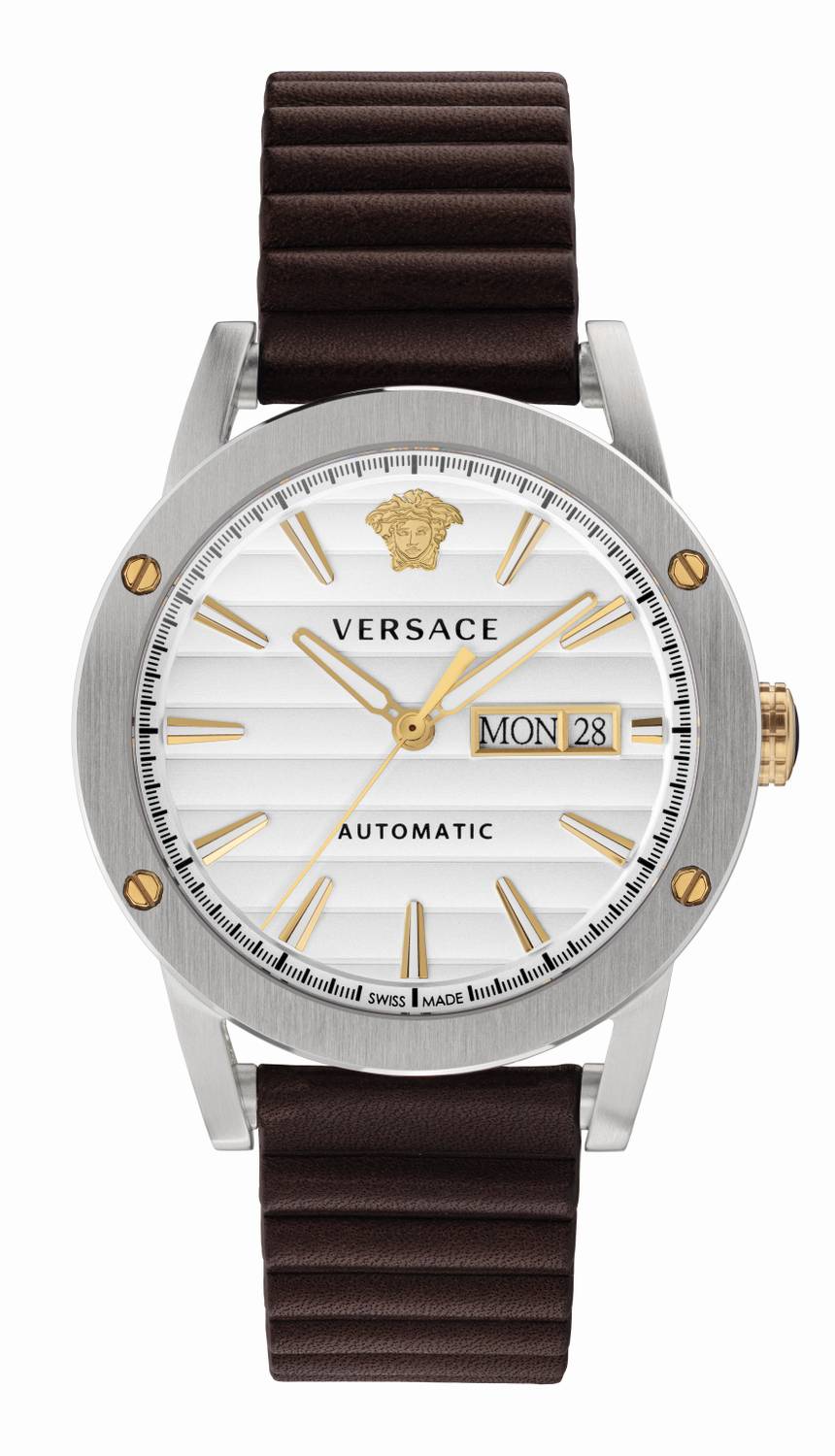 Versace Herren Uhr Armbanduhr Theros Automatic ETA silber VEDX001 19