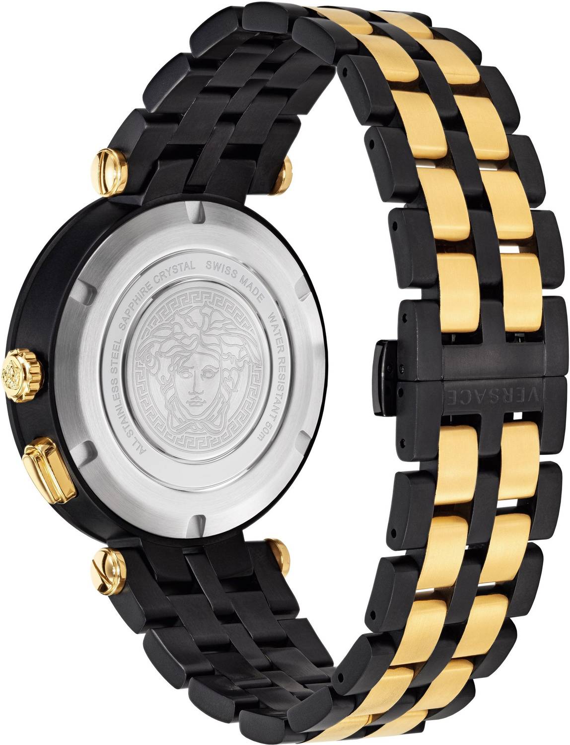 Versace Herren Armbanduhr V-Race Schweizer Uhr schwarz VEBV00619