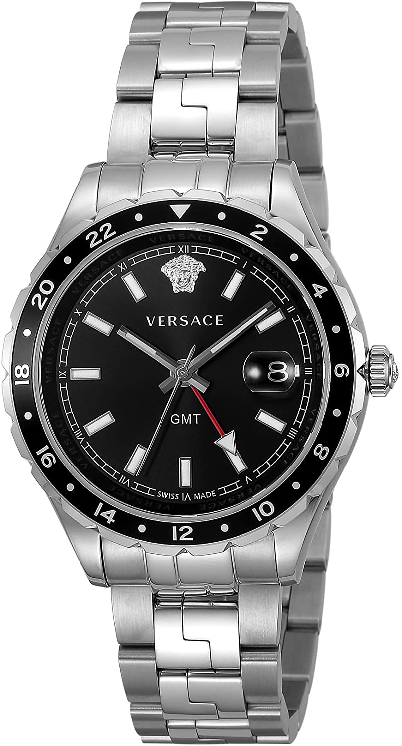 Versace Herrenuhr Hellenyium GMT Swiss Made V1110 0017