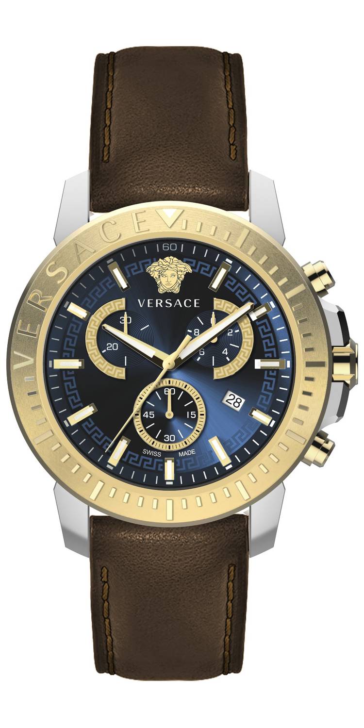 Versace Herrenuhr New Chrono 45mm Chronograph VE2E002 21