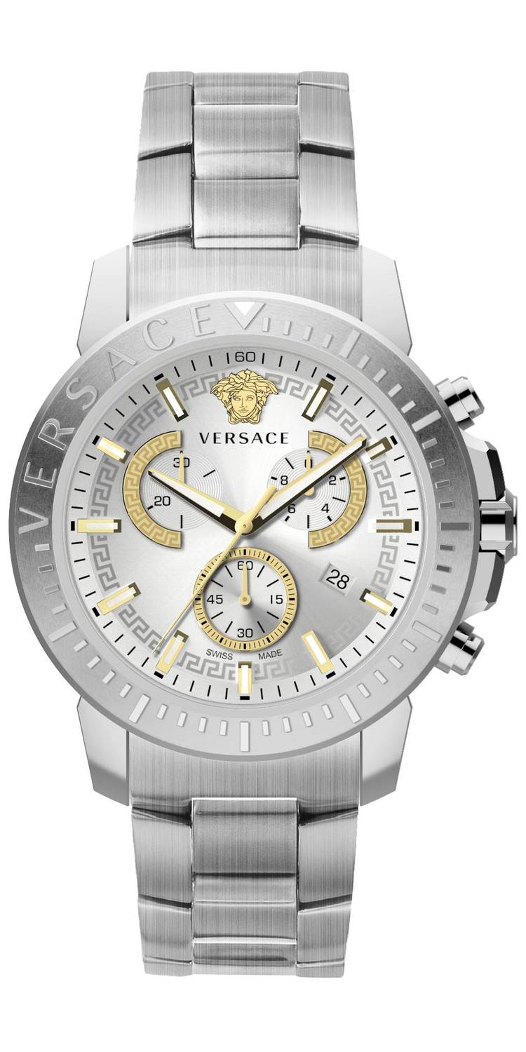 Versace Herrenuhr New Chrono 45mm Chronograph VE2E003 21