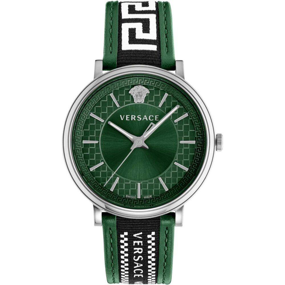 Versace Herrenuhr V-CIRCLE MILITARY GREEN DIAL VE5A01221