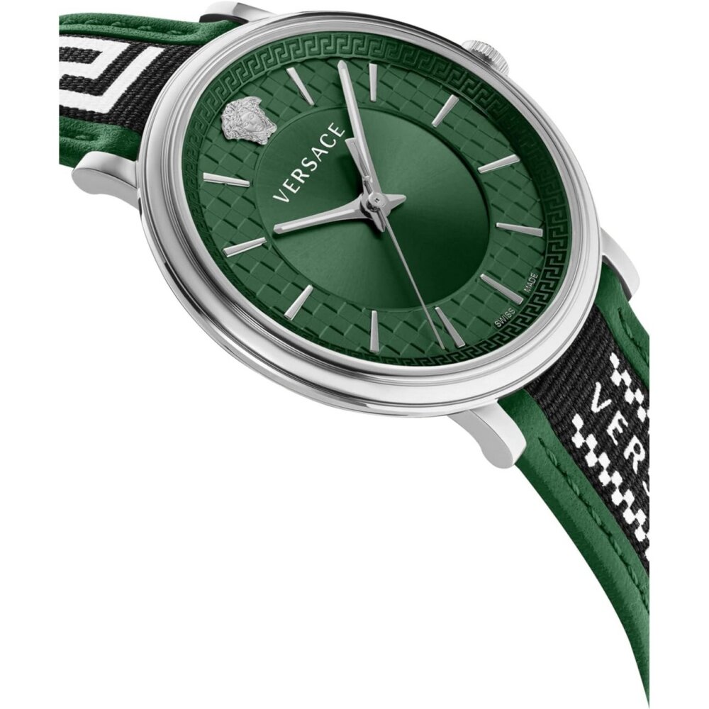 Versace Herrenuhr V-CIRCLE MILITARY GREEN DIAL VE5A01221