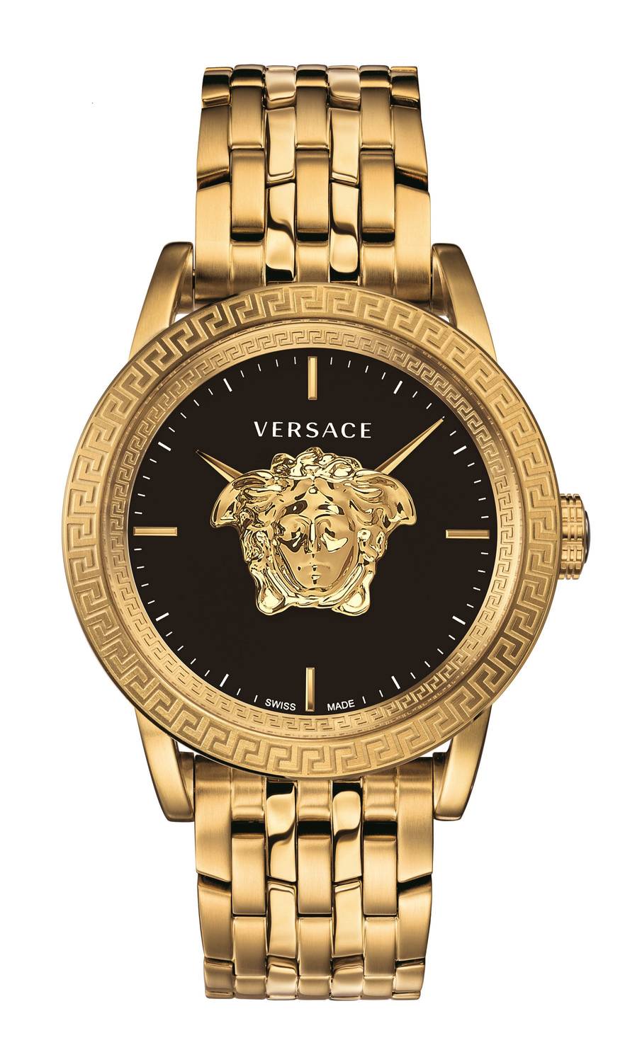 Versace Palazzo Empire Schweizer Herrenuhr Gold Stahl 43mm VERD008 19