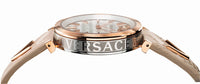 Thumbnail for Versace V-Twist Damenuhr Elfenbein Leder Silber Roségold Stahl 36mm VELS00419