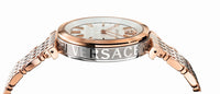 Thumbnail for Versace Uhr Damen V-Twist Silber Roségold Stahlarmband Gehäuse 36mm VELS00719