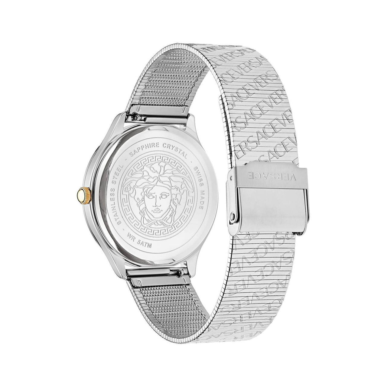 Versce Damen Armbanduhr LOGO HALO 38 MM silber VE2O00422