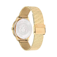 Thumbnail for Versce Damen Armbanduhr LOGO HALO 38 mm gold VE2O00522