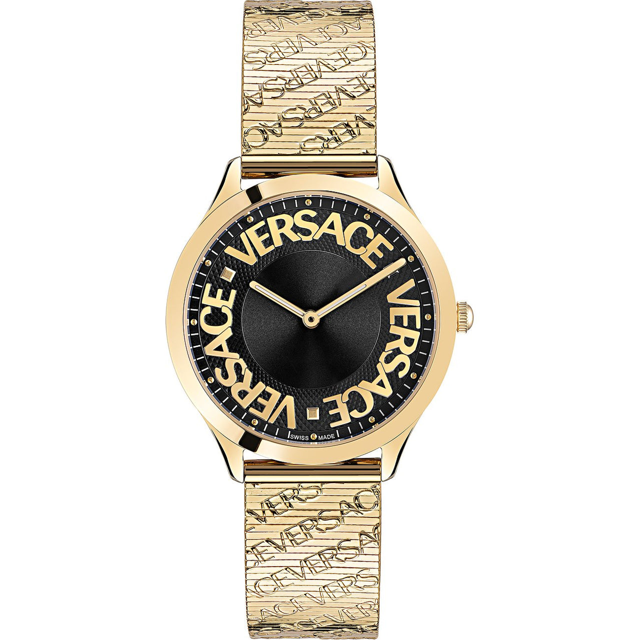 Versce Damen Armbanduhr LOGO HALO 38 mm gold VE2O00522