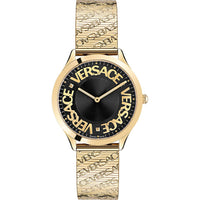 Thumbnail for Versce Damen Armbanduhr LOGO HALO 38 mm gold VE2O00522