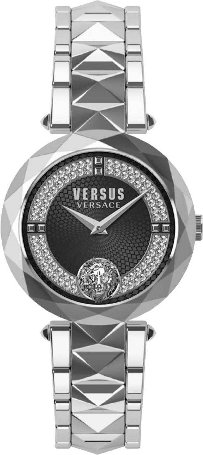 Versus Versace Damen Armbanduhr COVENT GARDEN CRYSTAL 36 MM Edelstahlarmband