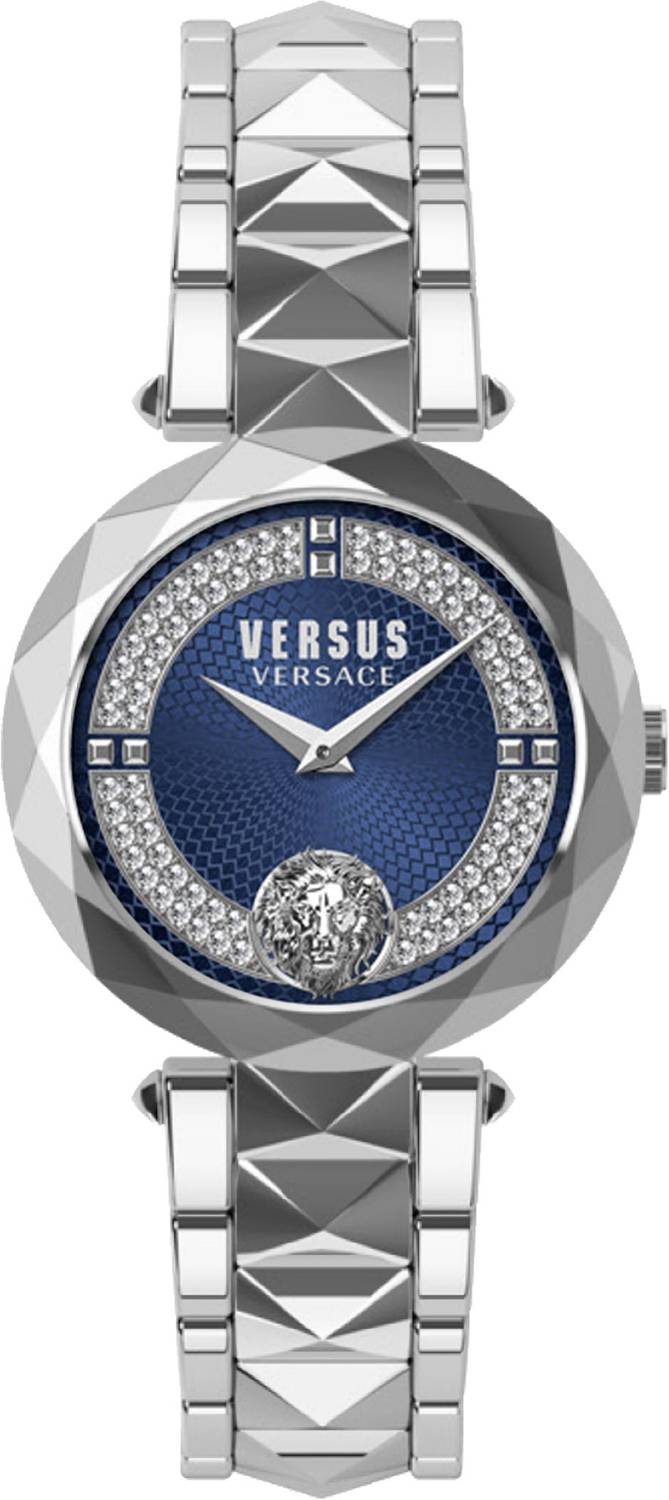 Versus Versace Damen Armbanduhr COVENT GARDEN CRYSTAL 36 MM Edelstahlarmband