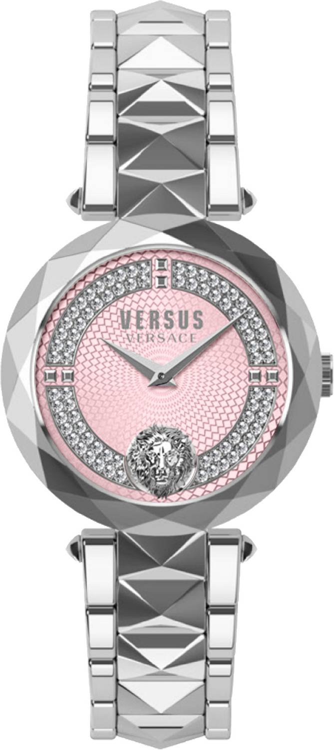 Versus Versace Damen Armbanduhr COVENT GARDEN CRYSTAL 36 MM Edelstahlarmband